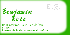 benjamin reis business card